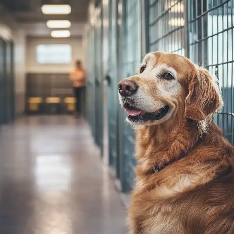 senior dog boarding
