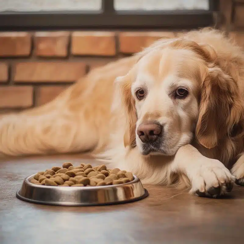 senior dog not eating