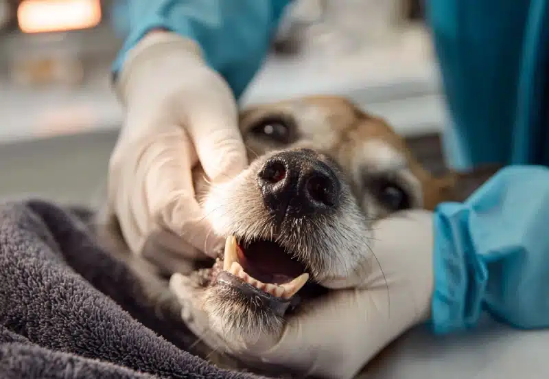 Senior dog tooth extraction recovery